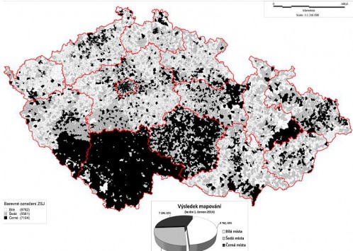 Stav NGA v ČR podle mapy z roku 2013